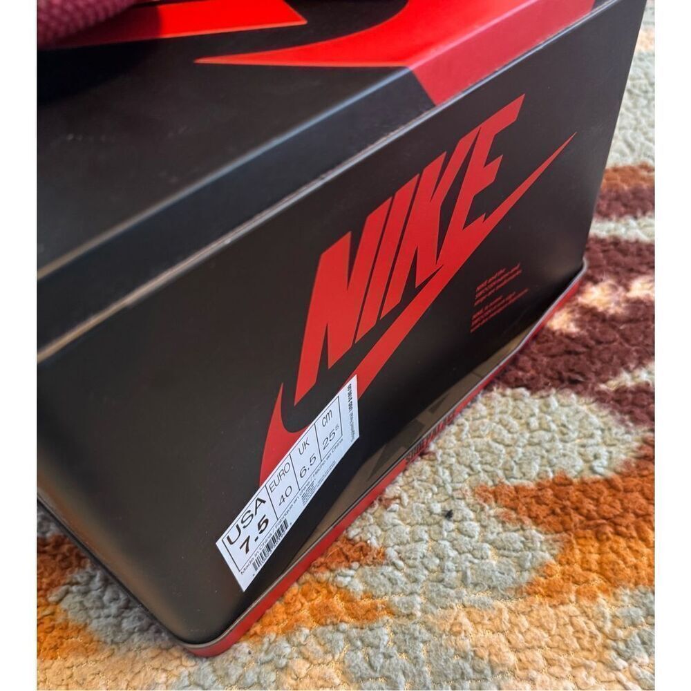 Nike Air Jordan 1 Size 7.5 Men Retro High OG SP Gina Special Lunchbox CD7071-001 - Picture 6 of 7